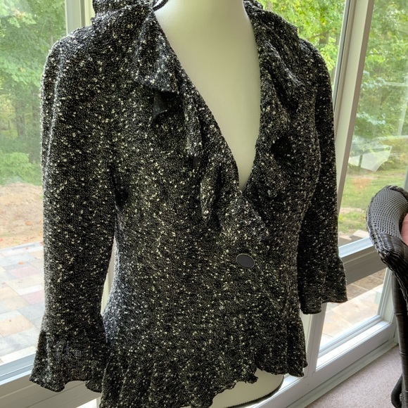 Cynthia Rowley Lined Cardigan Sweater - Picture 2 of 6